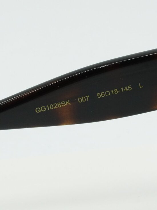 Gucci GG1028SK 007 Cat Eye Sunglasses - Havana / Grey main image 10